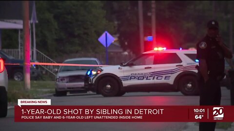 1-year-old shot in Detroit