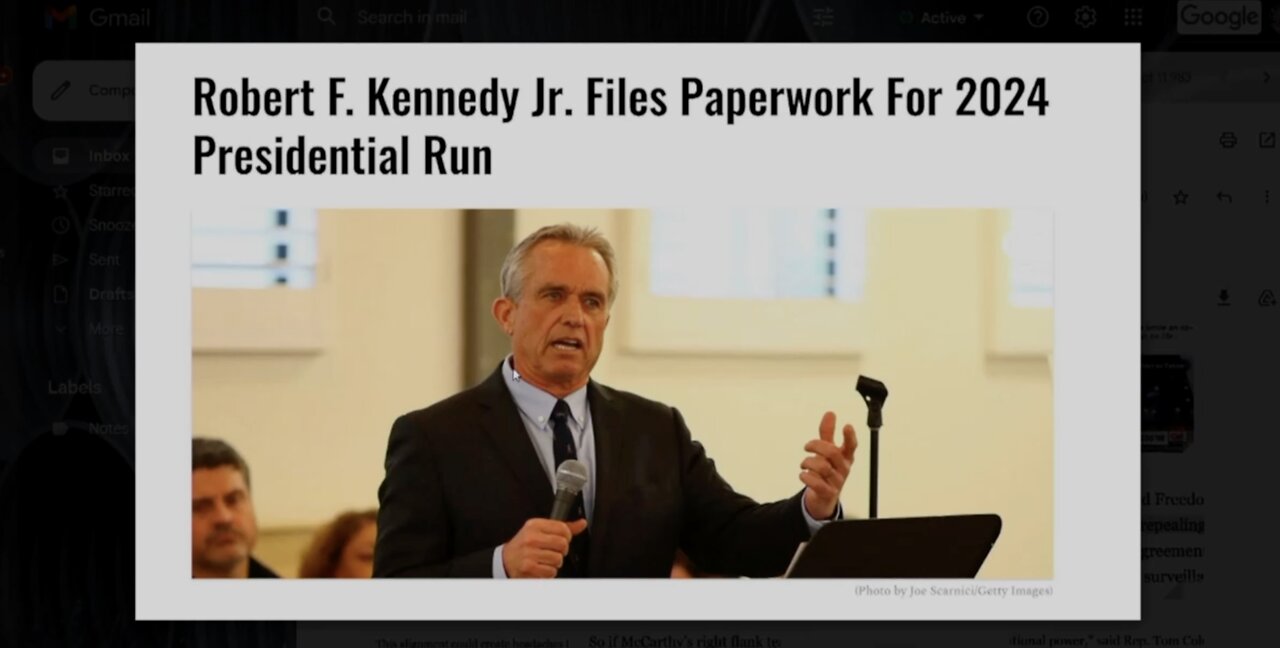 Robert F. Kennedy Jr.'s Presidential Campaign Against The Merger of State & Corporate Power