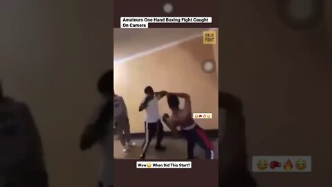 Amateurs One Hand Boxing Fight Caught On Camera #shorts #boxing #fight