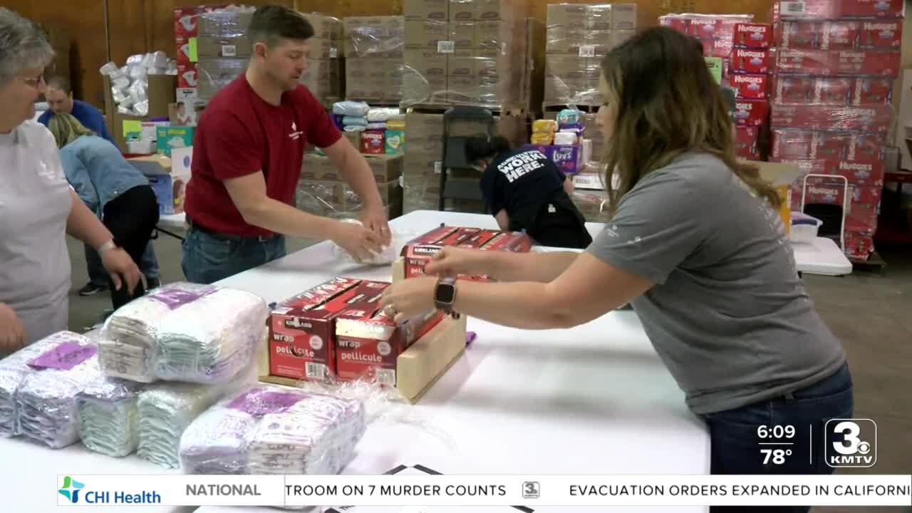 Nebraska Diaper Bank celebrates donating its 2-millionth diaper on Wednesday