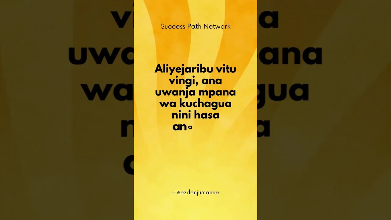 Siri Ya Kujaribu Vitu Mbalimbali Maishani #shorts