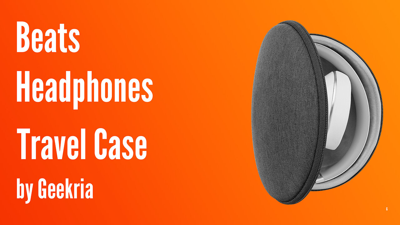 Beats Over-Ear Headphones Travel Case, Hard Shell Headset Carrying Case | Geekria