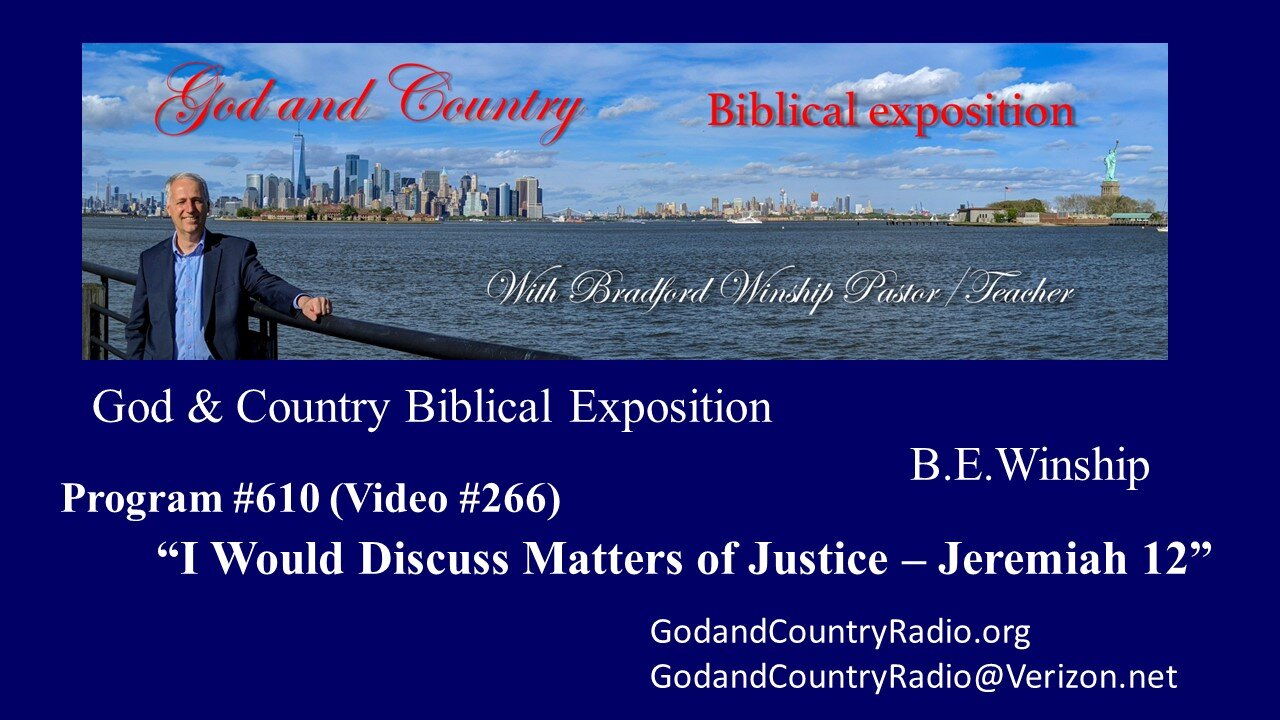 266 - I Would Discuss Matters of Justice