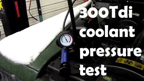 300Tdi coolant pressure test