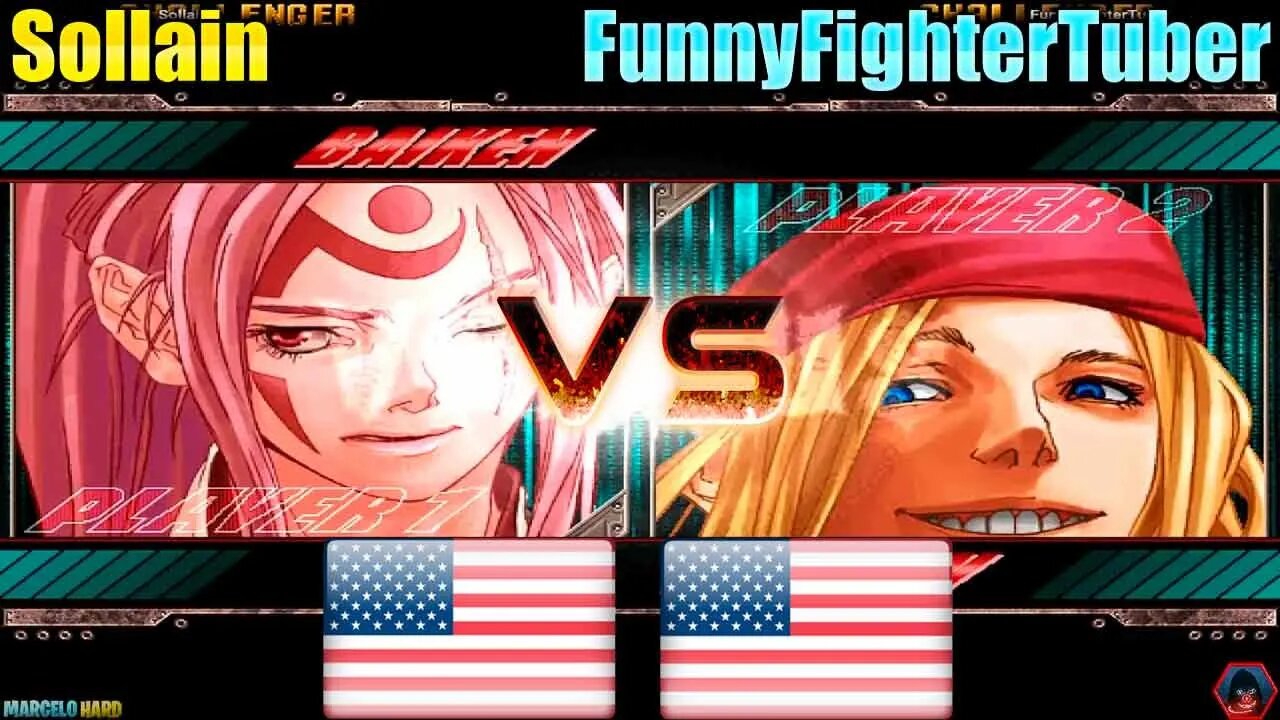 Guilty Gear XX Accent Core (Sollain Vs. FunnyFighterTuber) [U.S.A. Vs. U.S.A.]