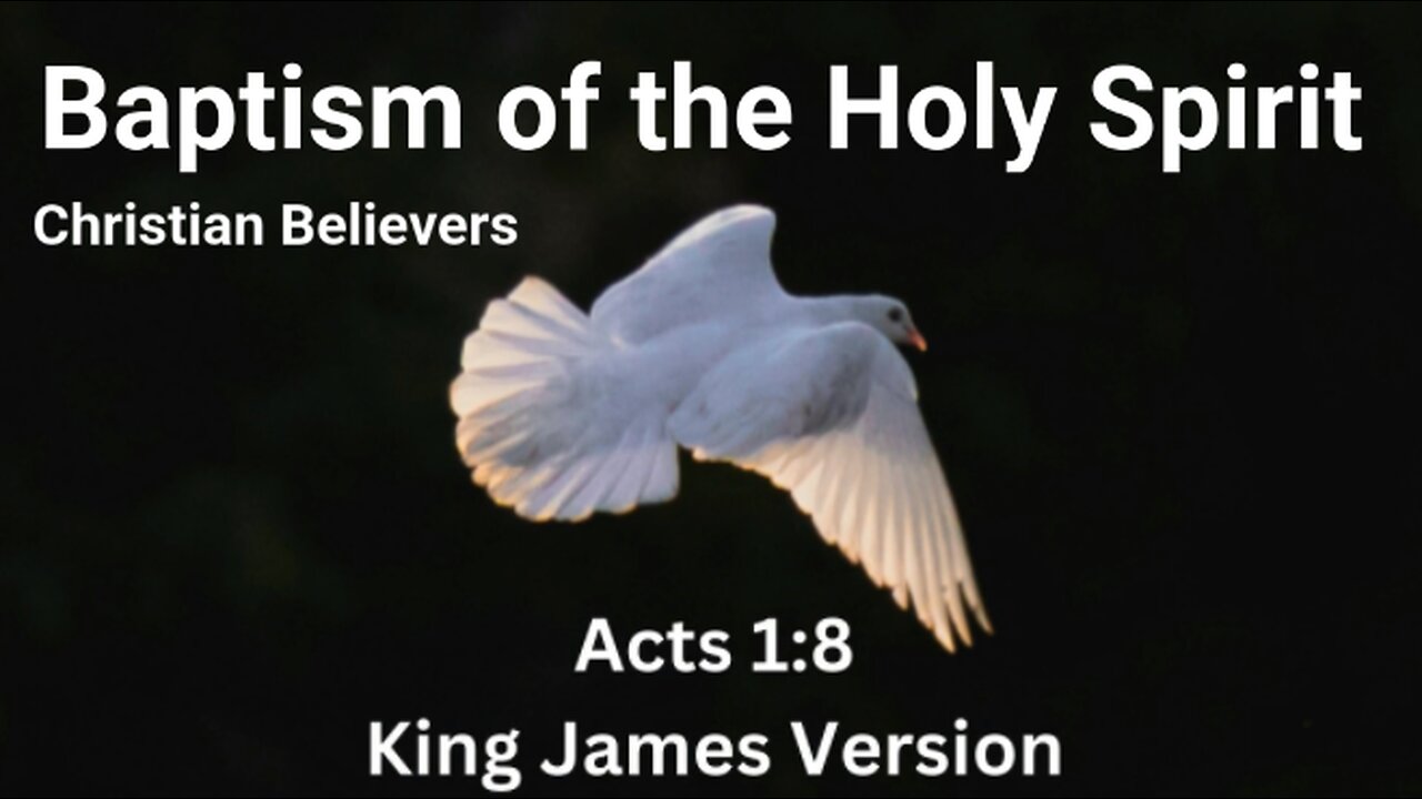 Receive the Baptism of the Holy Spirit. Faith Christian Scriptures