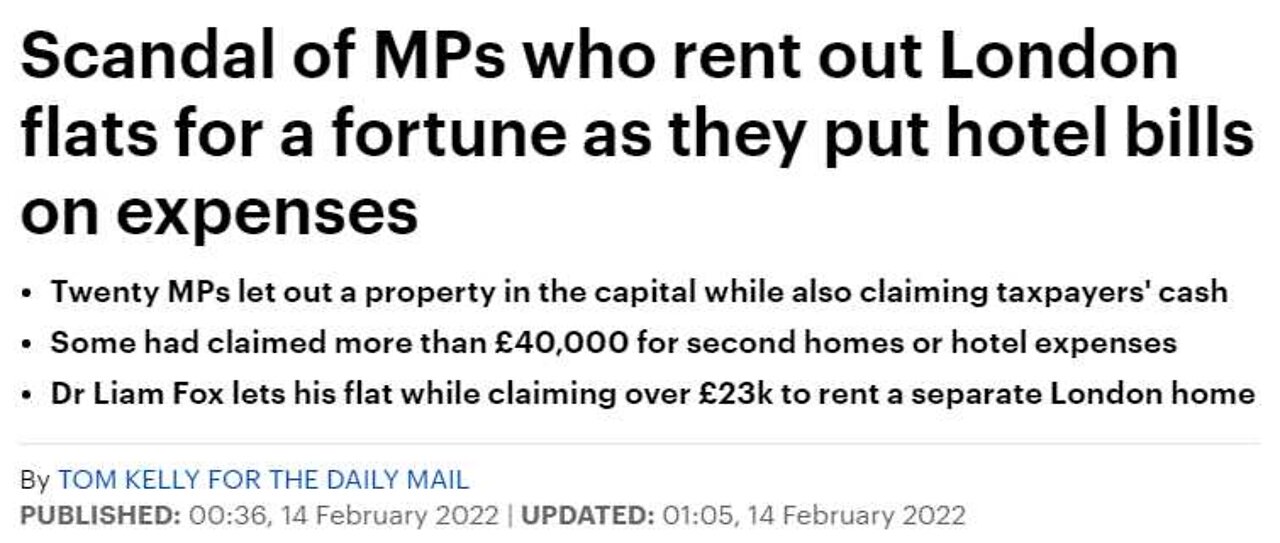 'MP EXPENSES' - PART ONE - 'LANDLORD MPS' 👀💊💊💥💥📢📢
