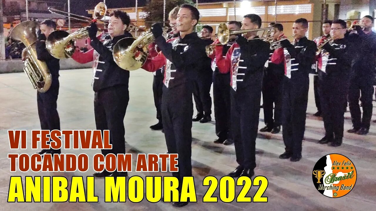 BANDA MARCIAL ANIBAL MOURA 2022 NO VI FESTIVAL TOCANDO COM ARTE 2022 - JOÃO PESSOA-PB.