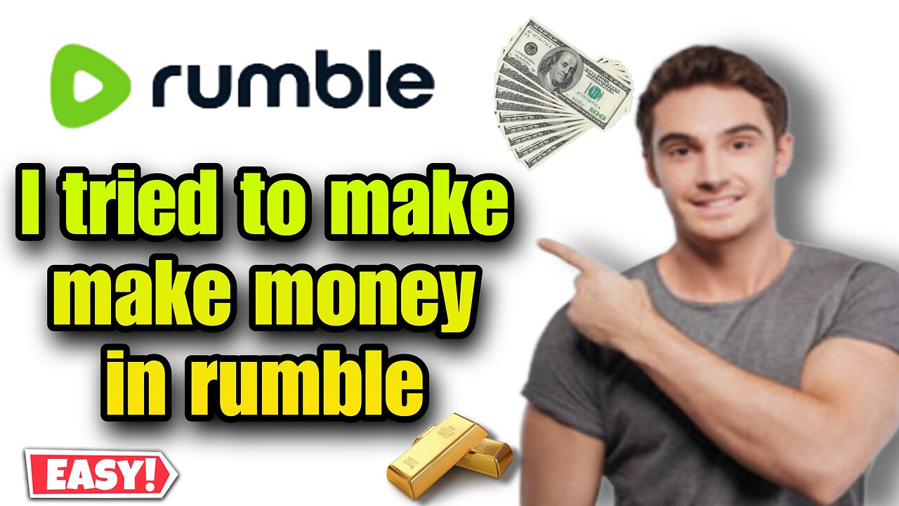 I TRIED TO EARN MONEY FROM RUMBLE | tips & Tricks | ENGLISH|