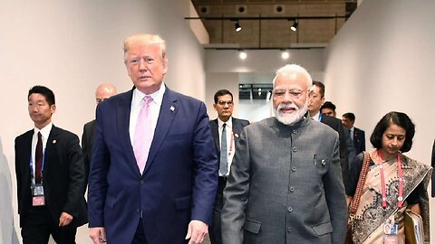 Trump's welcome in India 🇮🇳