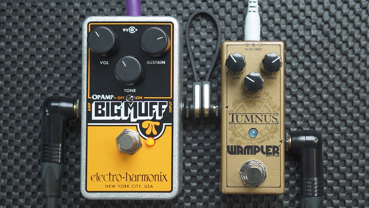 FX CHAIN: STACKING Overdrive + Fuzz (WAMPLER Tumnus + Electro-Harmonix Op Amp Big Muff Pi)