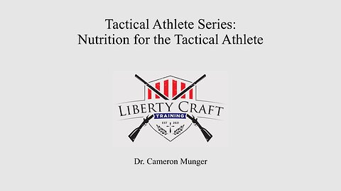 Tactical Athlete : Nutrition for the Tactical Athlete