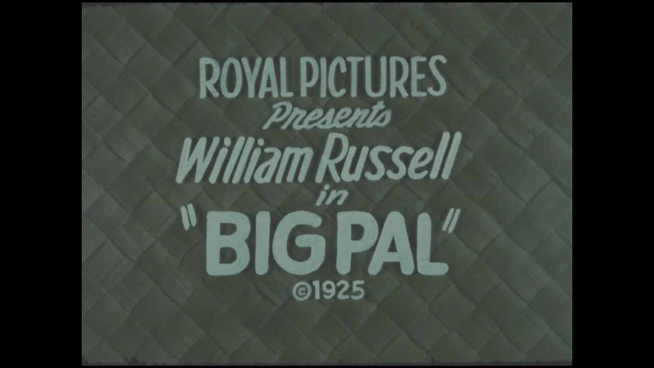 Big Pal, Boxing Melodrama (1925 Original Black & White Film)