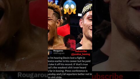 (WOW) Regis Prograis claims Devin Haney payed to get loss removed in mexico 🇲🇽 😱 #haneyprograis #ppv