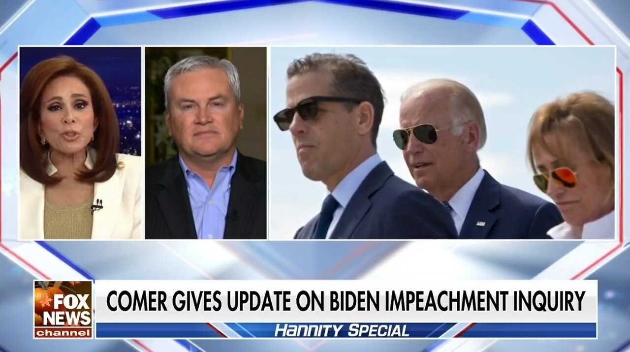 Rep James Comer: Biden Corruption Led To Many Smoking Guns