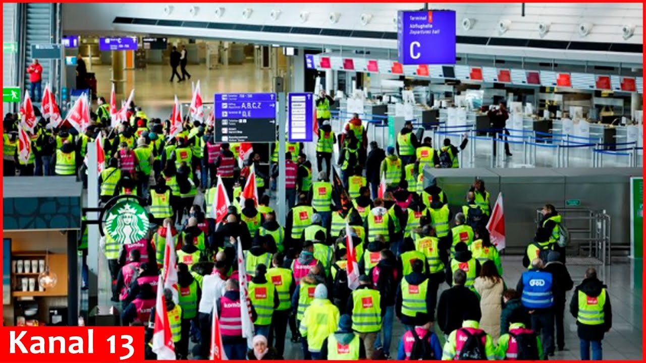 Strikes at German regional airports ground more than 300 flights