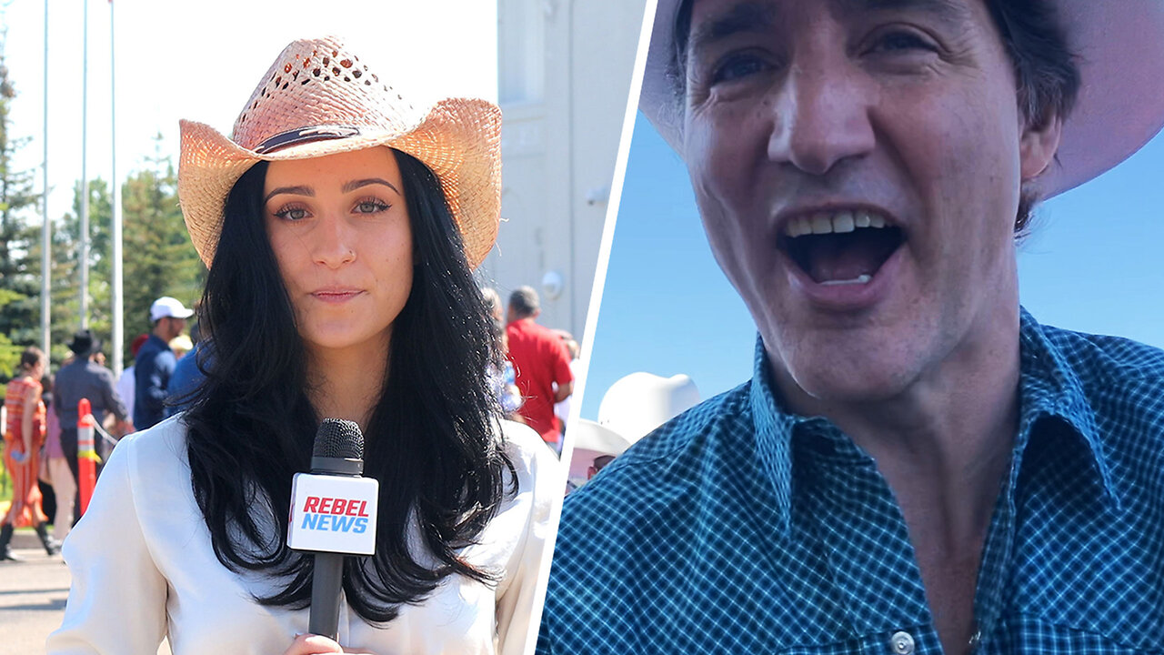 Trudeau dodges questions at Stampede Breakfast in Calgary