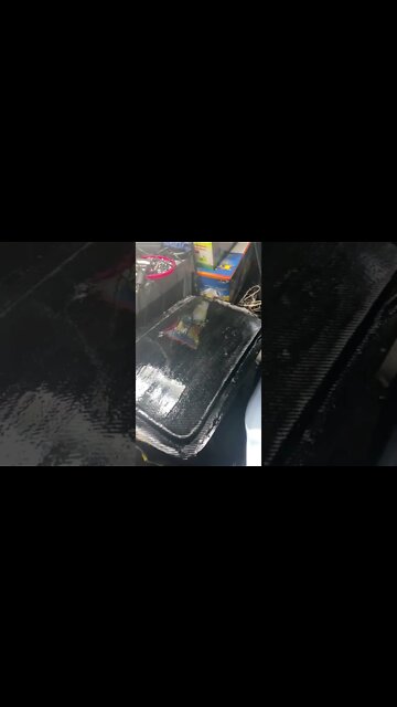 Making a carbon fiber sunroof