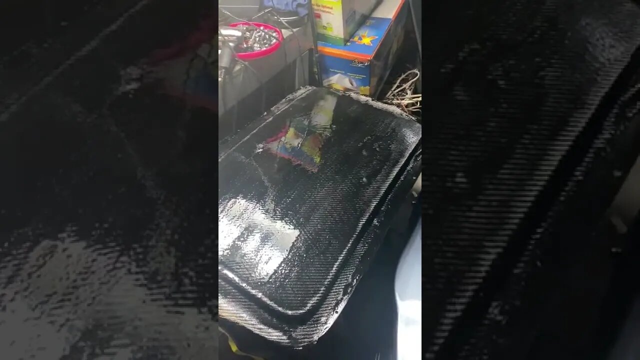Making a carbon fiber sunroof