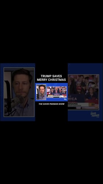 Donald Trump Claims that He Saved Christmas #shorts