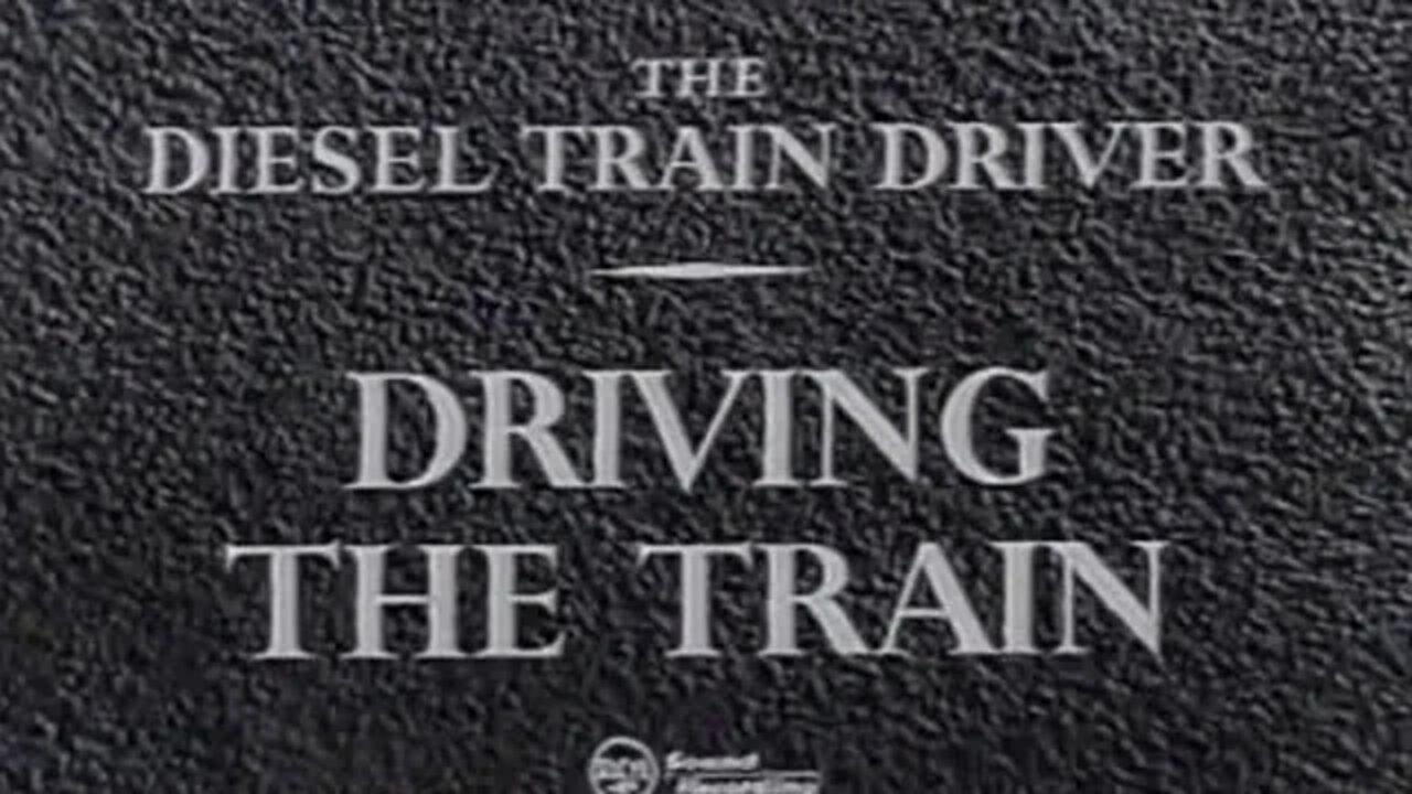 The diesel train driver. Driving the train. | Управление дизельным поездом.