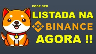 BABY DOGECOIN listada na BINANCE agora !?