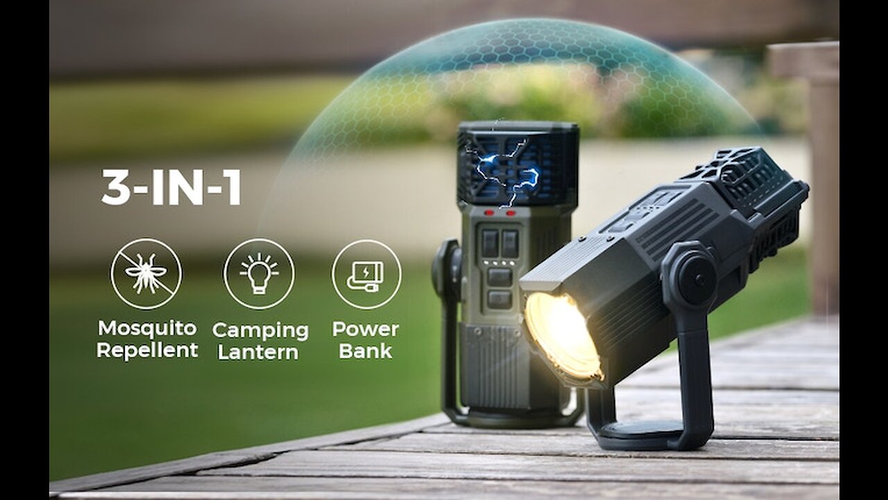 EVO REPEL: 3-in-1 Outdoor Mosquito Repeller Lantern