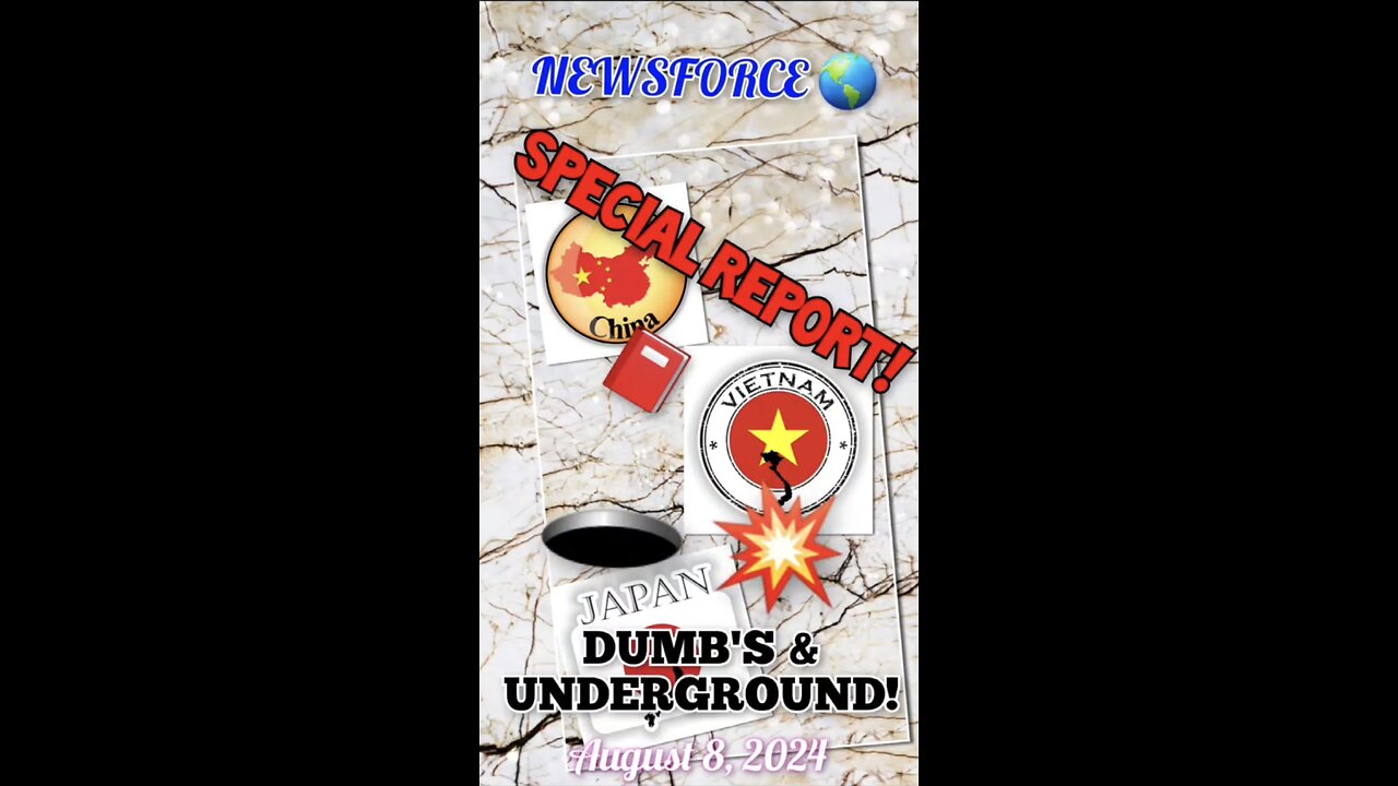 Newsforce 🌎 SPECIAL REPORT! 🚨 Dumb's & Underground!