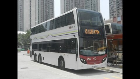 [唯一的P線]港鐵巴士534行走K75P線全程行車片段
