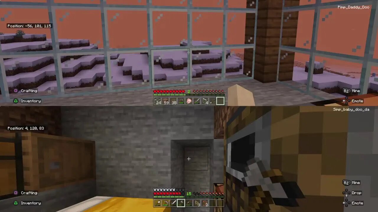Who will die first? Minecraft