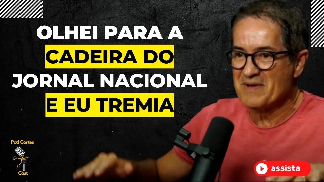 COMO É APRESENTAR O JORNAL NACIONAL? CARLOS TRAMONTINA
