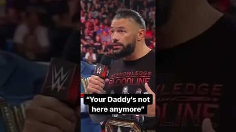 "Your Daddy's not here anymore"