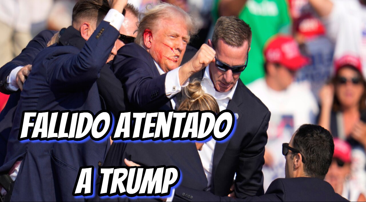 Atentado FALLIDO contra Donald TRUMP