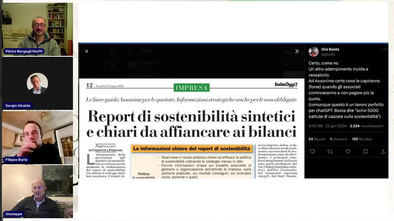 UE, norme ESG • Estratto da "BUONI PROPOSITI"