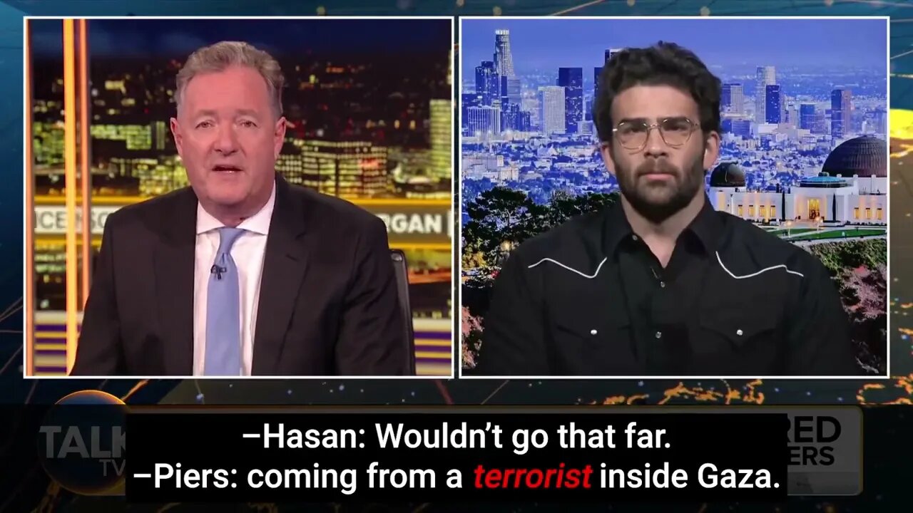 Piers Morgan Owes Hasan Piker An Apology #stoptheviolence