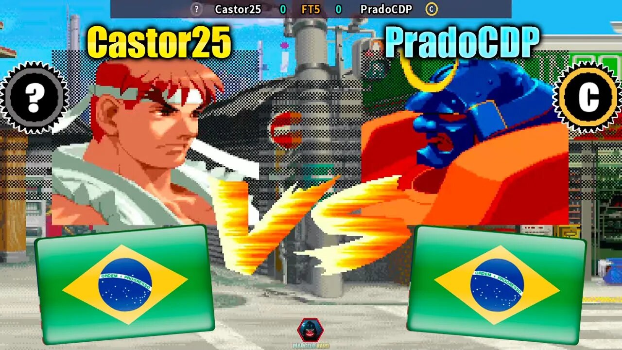 Street Fighter Alpha: Warriors Dreams (Castor25 Vs. PradoCDP) [Brazil Vs. Brazil]