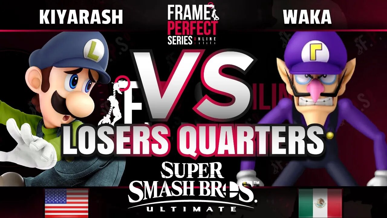 FPS6 Online - Kiyarash (Luigi) vs. XTR PSK | WaKa (Waluigi) - Smash Ultimate Losers Quarters