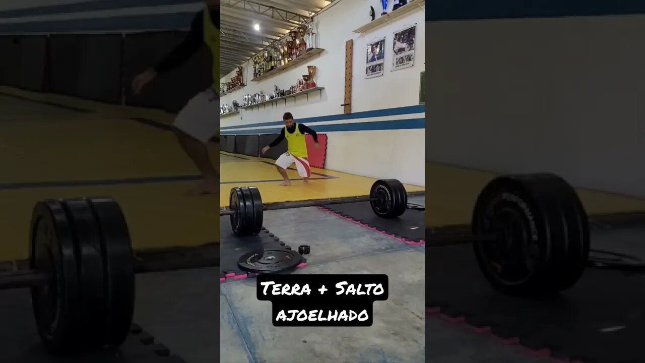 Terra + Salto ajoelhado