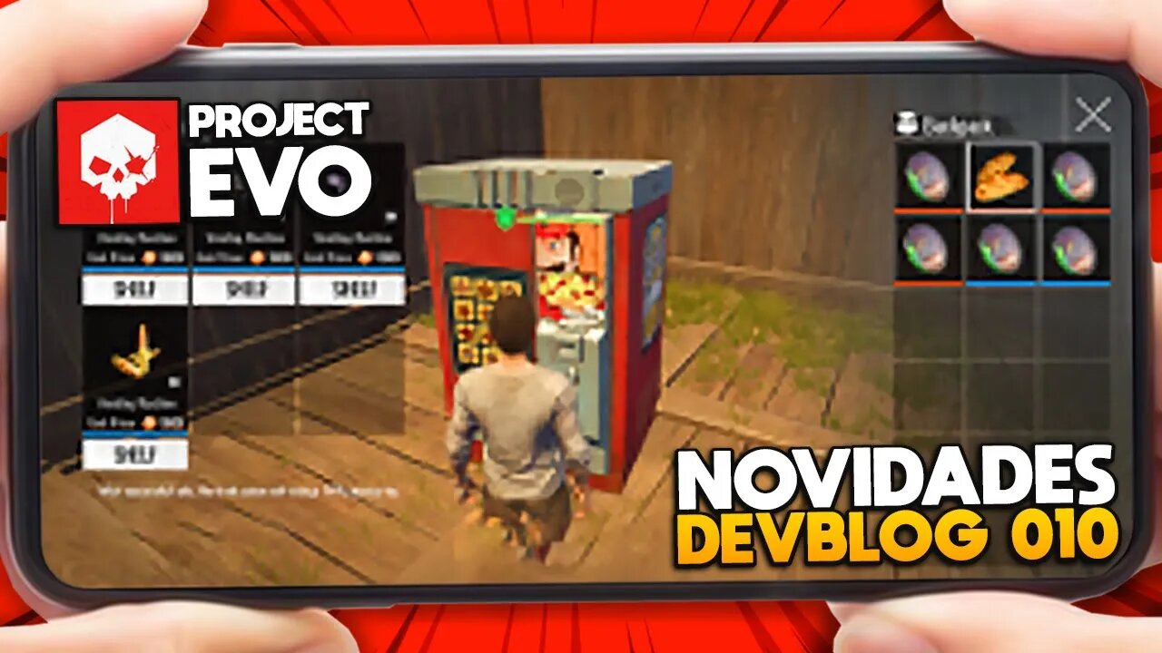 PROJECT EVO - MAQUINA DE VENDAS? ( DEVBLOG 010 ) RUST MOBILE