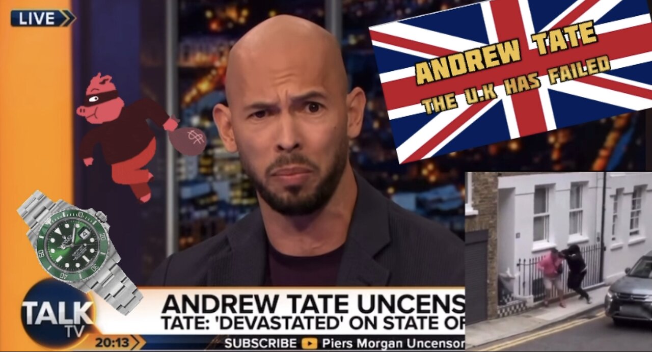 Andrew Tate believes UK is infested with crime ‼️