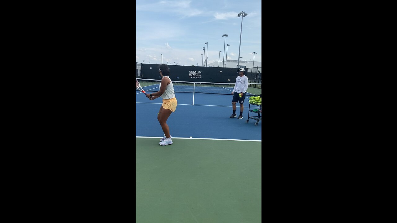 Mariana Faint Tennis at USTA National Campus in Orlando, Florida