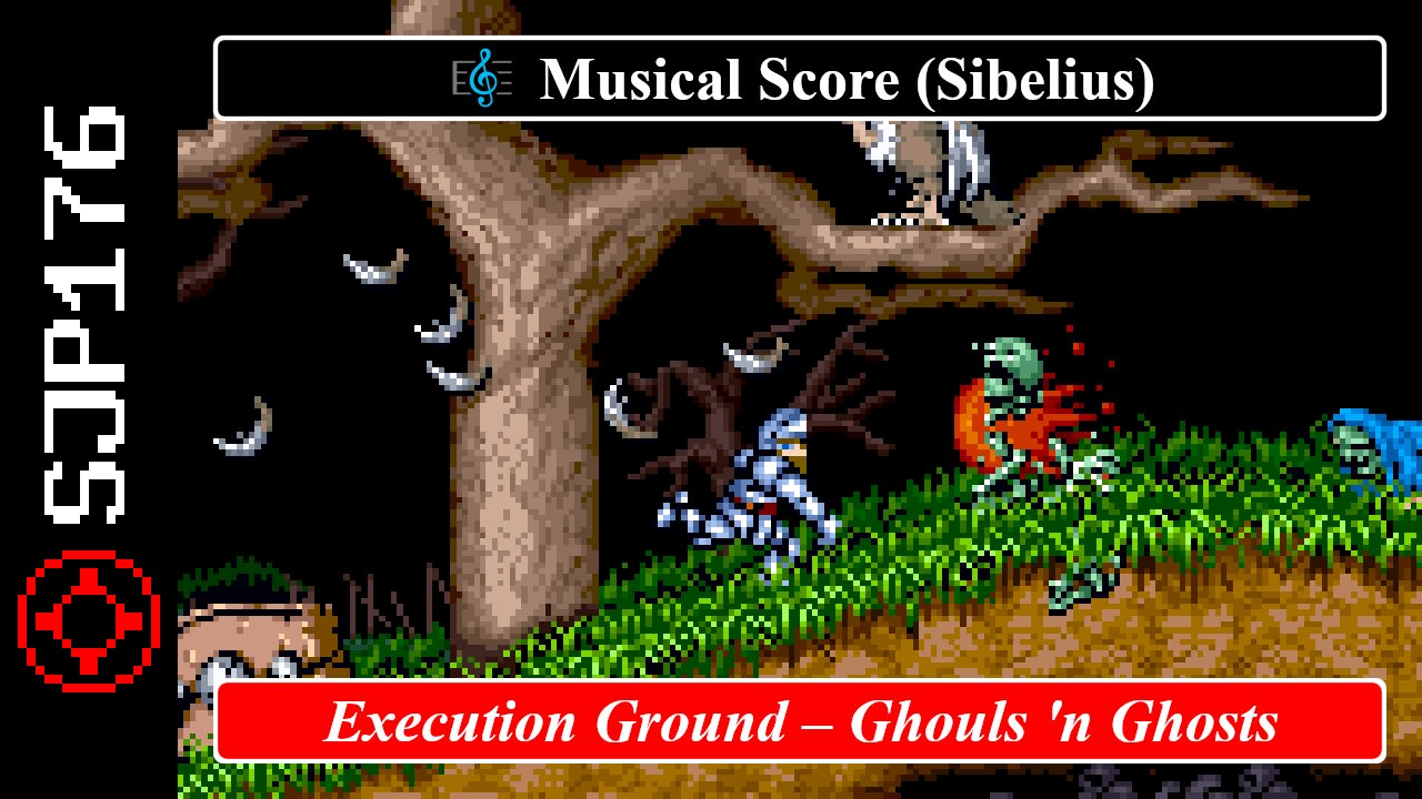 Execution Ground – Ghouls 'n Ghosts – Ayako Mori | Musical Score (Sibelius)