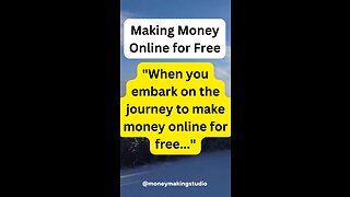 Embark on a money making journey