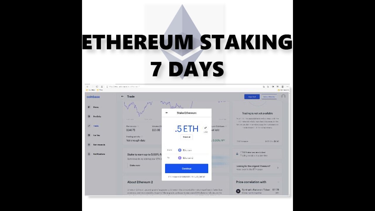 Staking Ethereum For 7 Days