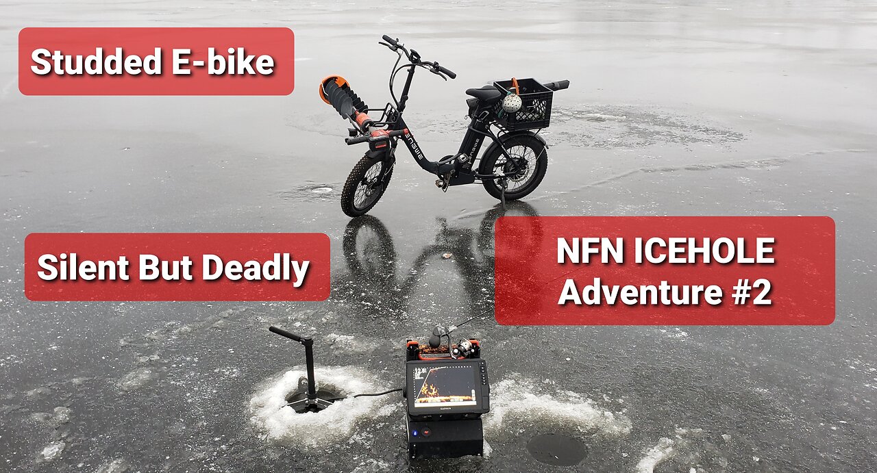 NFN Icehole Adventure #2 Ice Fishing E-Bike (studded)