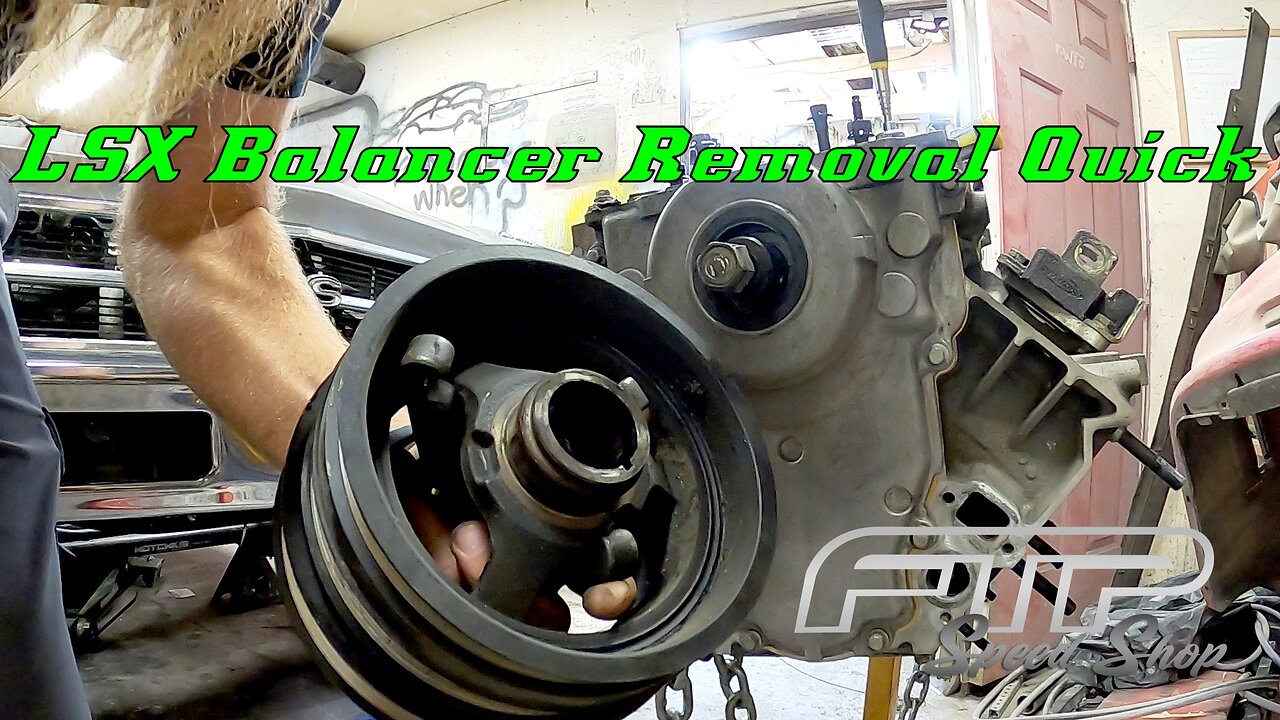 The Best Way To Remove A LSX Balancer Pulley Quick Tech