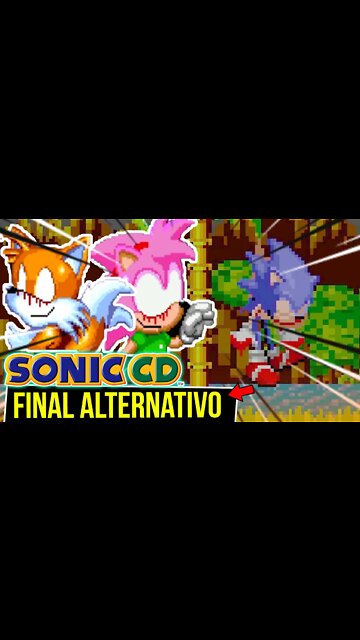 Sonic tem um FINAL TRISTE | Sonic CD ALTERNATIVE ENDING #shorts