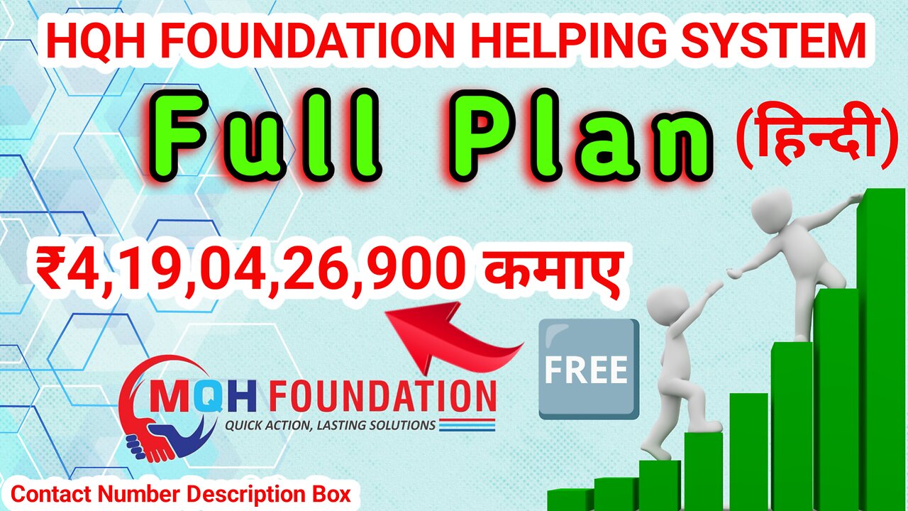 hqh foundation helping system full plan | new mlm plan launch today| new mlm plan launch today 2024