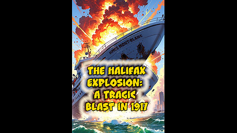 📜 The Halifax Explosion: A Tragic Blast in 1917 🚢💥