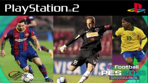 NOVO ! PES 2021 PS2 BRASILEIRÃO EDITOR SIQUEIRA PATCH